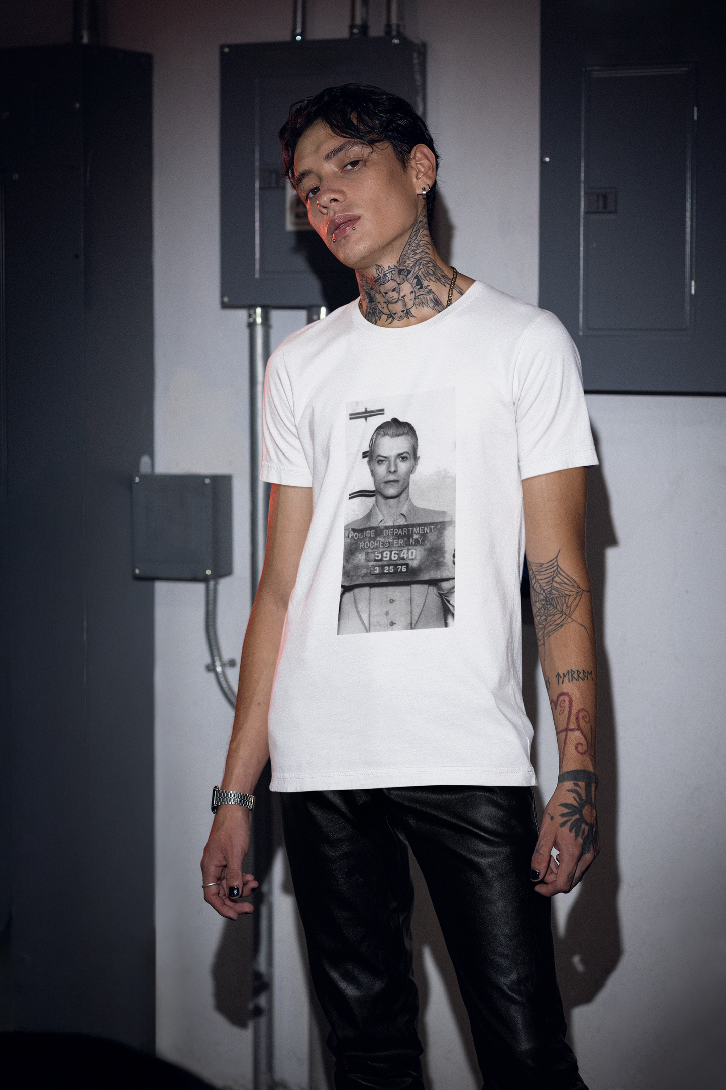 Thin White Mugshot