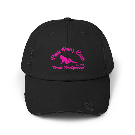 Pink Pony Club Distressed Cap